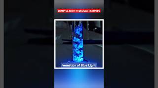 BLUE LIGHT  Luminol with Hydrogen Peroxide Snay64 ytshortsindia [upl. by Avir855]