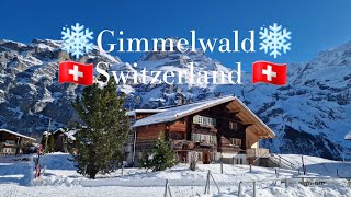 Gimmelwald Switzerland🇨🇭 Walking Tour [upl. by Schenck]