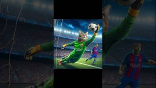 cat Football and the cat [upl. by Ahgem]