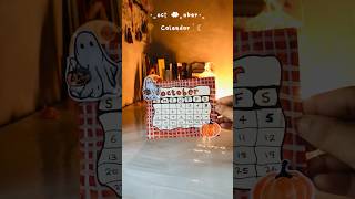 October calendar 🎃👻  Im rish [upl. by Ringe]