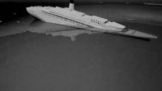 Sinking cruise liner QE2 [upl. by Esylle]