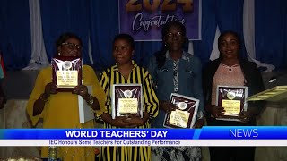 WORLD TEACHERS’ DAY IEC Honours Some Teachers For Outstanding Performance [upl. by Howenstein748]