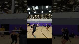 POV  almighty push or reach volleyball sports raybanmeta [upl. by Neirol]