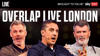 The Overlap Live Tour London  Roy Keane Gary Neville amp Jamie Carragher [upl. by Blythe]