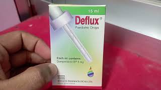 Deflux Dropশিশুর বমি বন্ধ করে খাবারের রুচি বৃদ্ধি করে। [upl. by Oribelle]