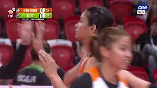 Caitlin Viray WORK WONDERS for Farm Fresh in set 1 vs Nxled 👌  2024 PVL ALLFILIPINO CONFERENCE [upl. by Nahsed]