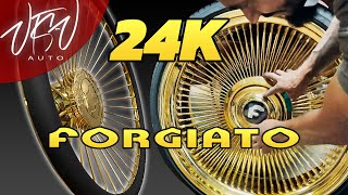 24k GOLD Forgiato RIMS and STEERING WHEEL [upl. by Mclaurin978]