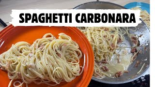 Spaghetti Carbonara 🍝✨ [upl. by Annasiul]