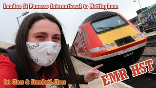 EMR HST in FIRST amp STANDARD Class  London St Pancras International to Nottingham [upl. by Pylle]