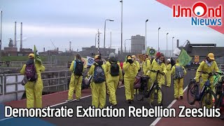 Demonstratie Extinction Rebellion Zeesluis [upl. by Irihs]