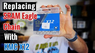 KMC X12 Chain Installation and Review [upl. by Sublett673]