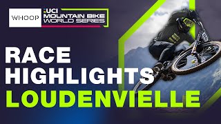 Loudenvielle Mens UCI Downhill World Cup Highlights  WHOOP UCI Mountain Bike World Series [upl. by Ayidah118]