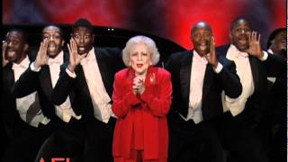 Betty White Surprises Morgan Freeman at the 39th AFI Life Achievement Award [upl. by Nibuz]