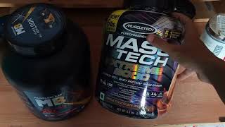 MUSCLE TECH MASS GAINER EXTREME 2000MASS TECH BENEFITS RESULTS TASTE HINDIFULL REVIEW [upl. by Anek]