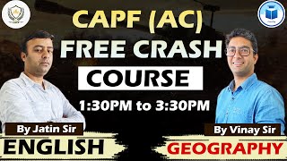 CAPF Assistant Commandant  Free Crash Course  English amp Geography  CivilsTap [upl. by Lorrie]