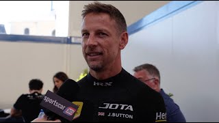 Jenson Button on Hertz Team JOTAs Le Mans Chances [upl. by Grados452]