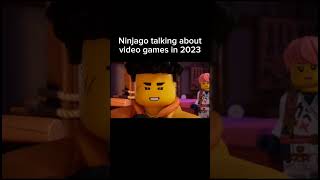 Ninjago Video games 2023 VS Ninjago Video games 2012 ninjago ninjagolego lego shorts [upl. by Midis]