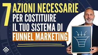 Come costruire il tuo Sistema di Funnel Marketing Le 7 azioni necessarie [upl. by Eberhard]