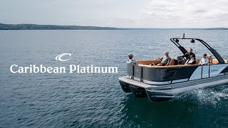 Crest Pontoon Boats  2024 Caribbean Platinum [upl. by Donnie]