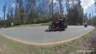 Yarra Valley HOG Chapter Poker Run ride by back end [upl. by Dnyletak48]