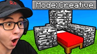 Admins Gave Me CREATIVE MODE in Minecraft Bedwars [upl. by Nauwtna]