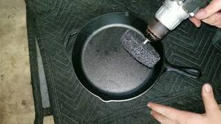 How to make your new Lodge cast iron smooth as glass [upl. by Ahsinel]