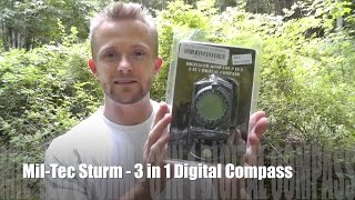 MilTec Sturm  3 in 1 Digital Compass  Preview [upl. by Lizette409]