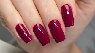 Esmaltação escura  Dicas para manicure iniciante 😍 [upl. by Ruenhs]