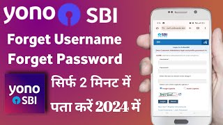 SBI Internet Banking Forgot Username Forgot Login Password  How to reset SBI username and password [upl. by Neelrad]