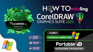 CARA INSTAL CORELDRAW GRAPHIC SUITE 2021 FULL EDITION DI WINDOWS [upl. by Ardeahp124]