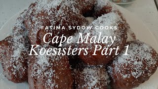 HOW TO MAKE FATIMA SYDOWS KOESISTERS  PART 1 [upl. by Lourdes]