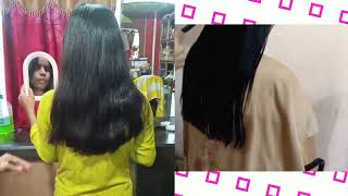 long u shape haircut  how to cut long layer haircut at home  long hair cutting tutorial [upl. by Mauldon66]