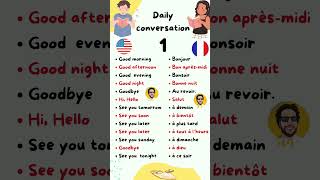 French and English conversations english conversation englishspeaking france shortvideo [upl. by Uamak]