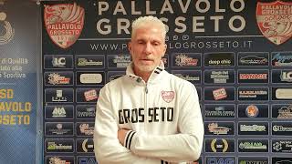 Rossano Rossi allenatore Pallavolo Grosseto serie D [upl. by Yemac575]