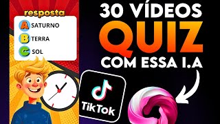 como fazer video de quiz para tiktok [upl. by Neleag]