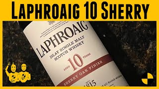 Laphroaig 10 Year Sherry Oak Finish Islay Single Malt Scotch Whisky [upl. by Kosey652]