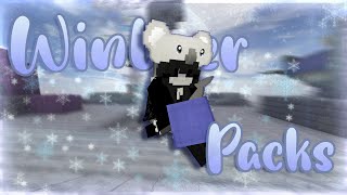 Winter Texture Packs Solo Bedwars Commentary [upl. by Aneladdam648]