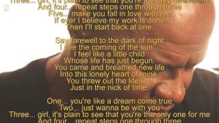 Brian McKnight  Back at one Lyric Video HQ [upl. by Brittain419]