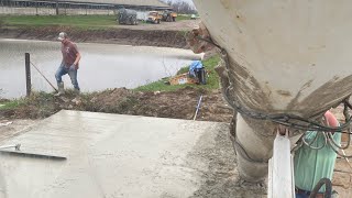 36 yard pour on a dairy farm concretelife [upl. by Ihab12]