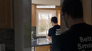 Kitchen Window home homeupgrade homeimprovement homerenovation shorts cranks [upl. by Eislek]