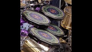 A demonstration of Danny Careys Mandala drum triggers from the Tool tour [upl. by Wiatt332]