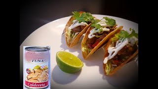 How i make Tacos using Canned Tuna  Relief food item [upl. by Lithea540]