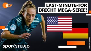 USA – Deutschland Highlights  Freundschaftsspiel 2022  sportstudio [upl. by Eeniffar]