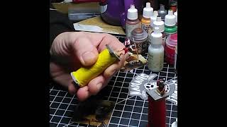 High Speed Short Painting Italeri Romans Base Coats Part 8 [upl. by Anauq830]