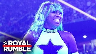 Naomi makes emotional return to WWE Royal Rumble 2024 highlights [upl. by Pavyer]