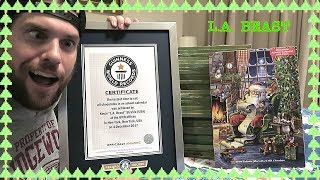 NEW Guinness World Records Title  Fastest Time to Eat All Chocolates From an Advent Calendar [upl. by Publus]