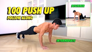 Guided 100 Push Up Workout [upl. by Jaf212]