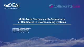 MultiTruth Discovery with Correlations of Candidates in Crowdsourcing Systems [upl. by Yelyah]