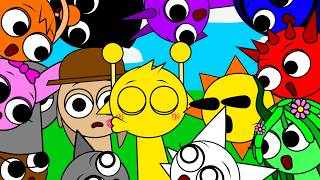 Incredibox Sprunki Sinner Edition But With SIMON x TUNNER Kiss  Cartoon Animation [upl. by Eadahc]