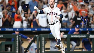 Houston Astros Come Back To Beat The Dodgers Alex Bregman Hits Walk Off Home Run Astros Postgame [upl. by Tate943]